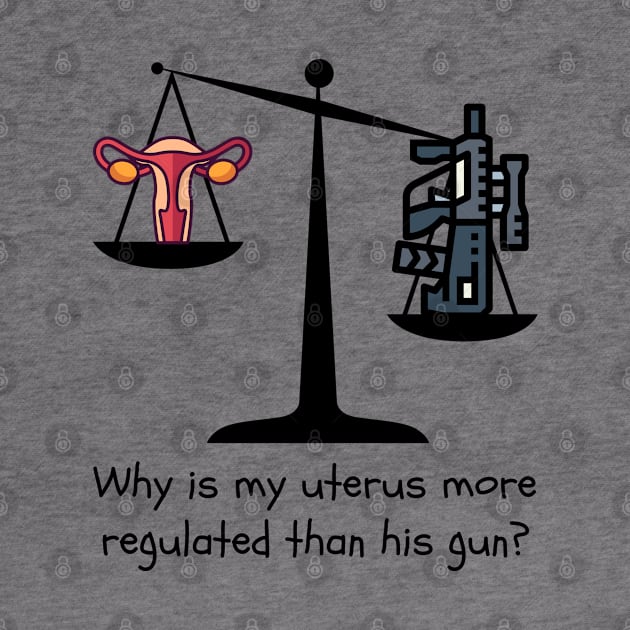 Gun Control Not Uterus Control by Slightly Unhinged